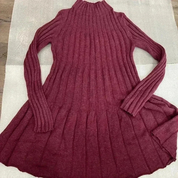 [L] Anthropologie Rosie Neira Thelma Knit Tunic  Sweater Dress - Picture 4 of 9
